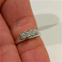 Anello Vidali Gioielli Donna in Oro bianco Zircone ANOR-27-34 - ANOR-27-34